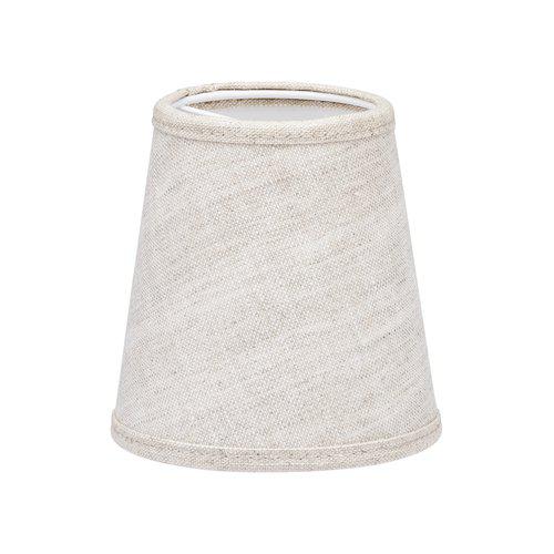 Queen lampeskjerm 10cm, lys beige