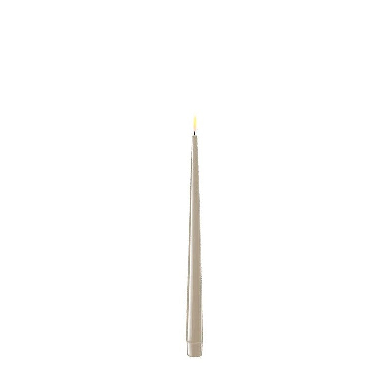 Led kronelys 2pk, sand