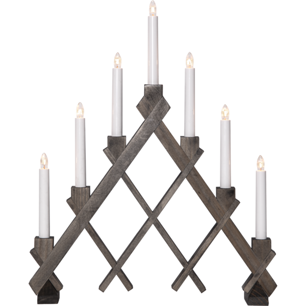 Rut adventstake lys brun