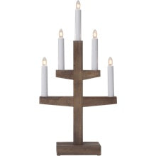 Trapp adventstake brun