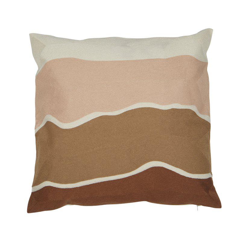 Wave putetrekk rosa/beige/brun