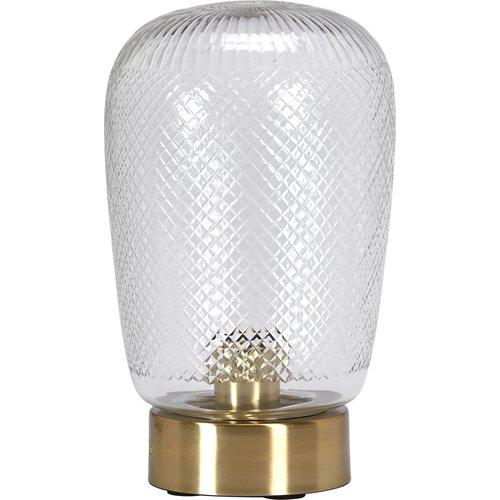 Juliette bordlampe glass/messing