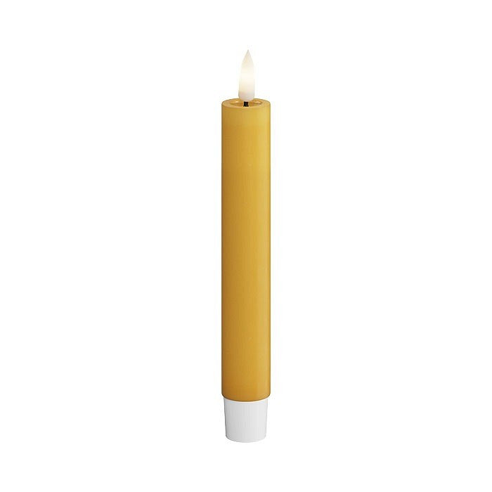 Led kronelys 2pk, 15cm. Curry