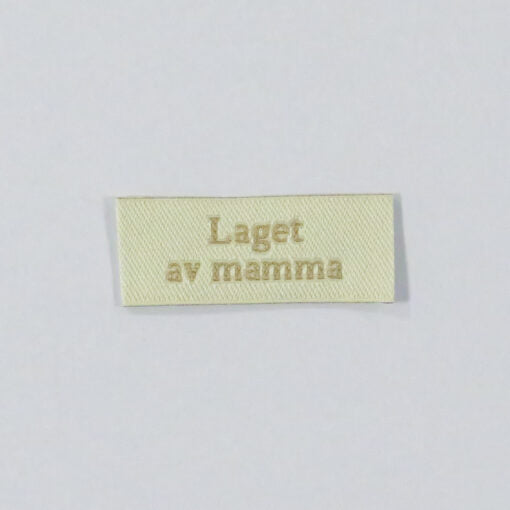 Label "Laget av mamma"