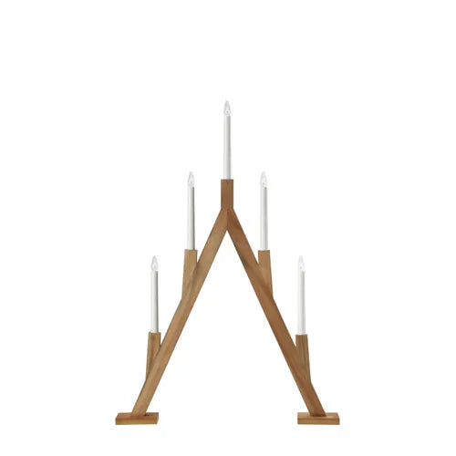 Bjurfors adventstake brun, 77cm høy