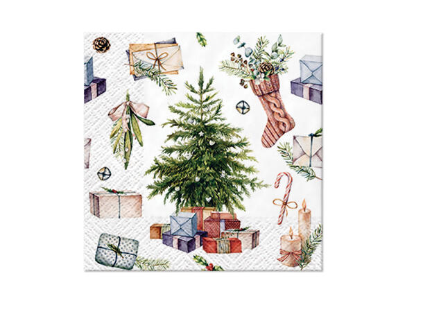 Serviett, Christmas at home