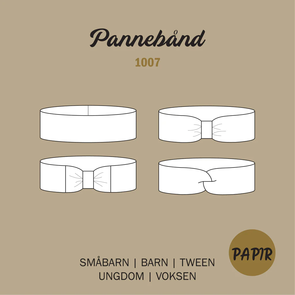 Pannebånd -Symønster