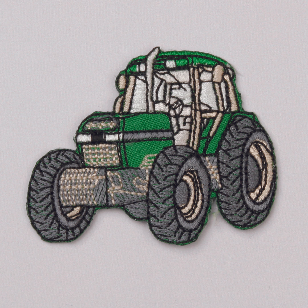 Strykemerke Traktor Grønn