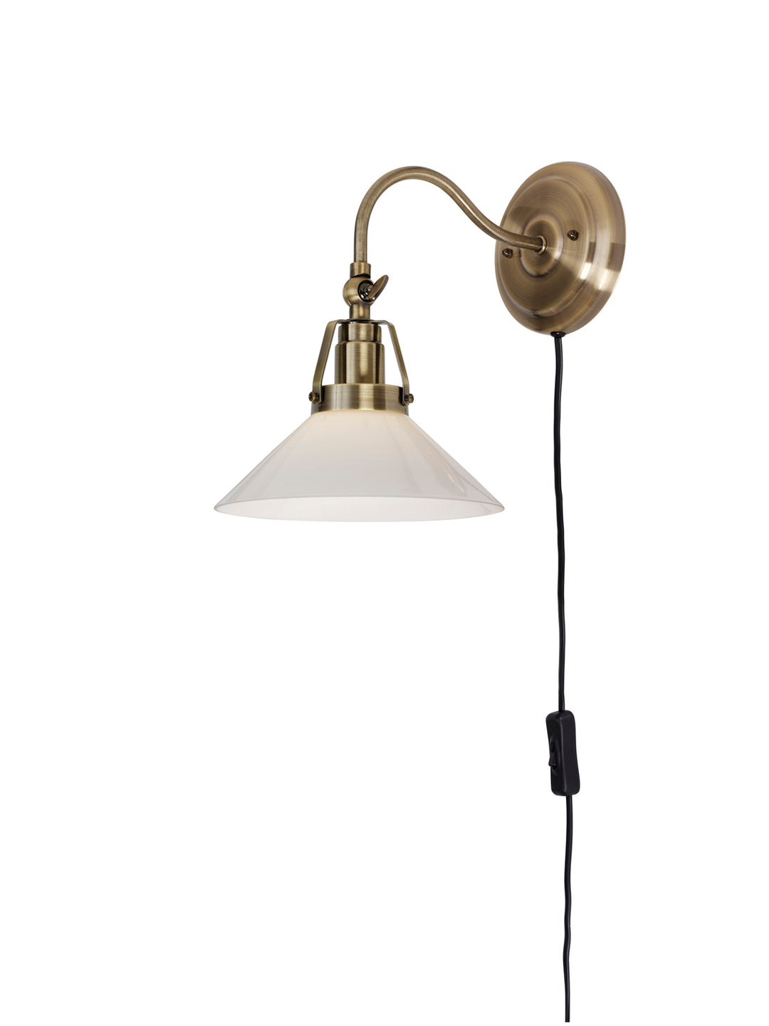Skomakare Vegglampe Antik/Opal