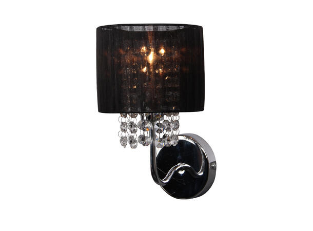 Vicenza vegglampe svart