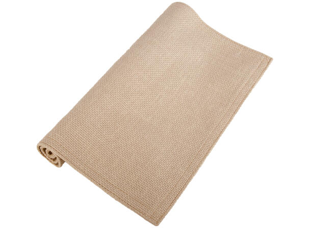 Vevd ensfarget brikke taupe