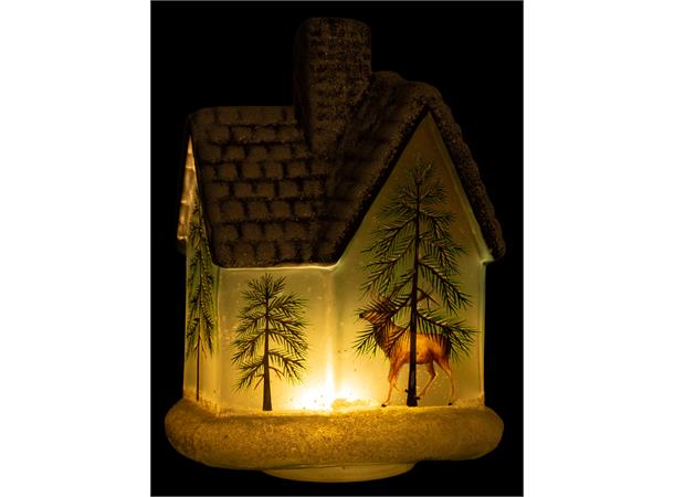 Lyshus skogshytta, ledlys