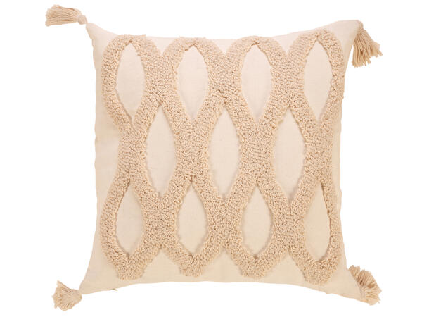 Putetrekk brodert krem