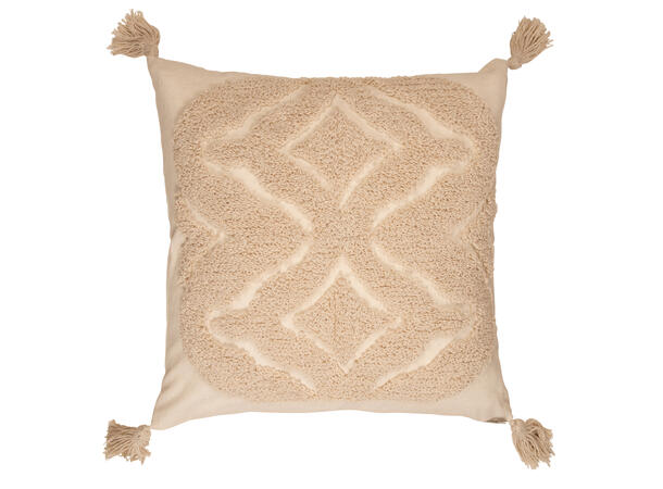 Putetrekk brodert barokk, krem