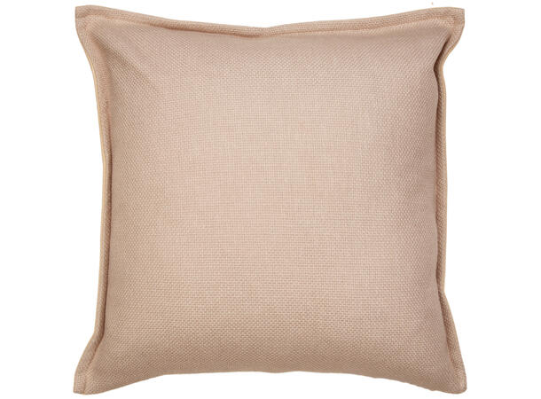 Putetrekk vevd ensfarget taupe