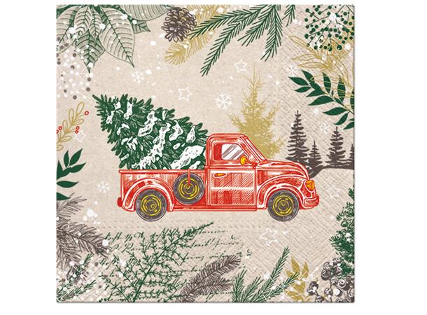 Servietter vintage christmas