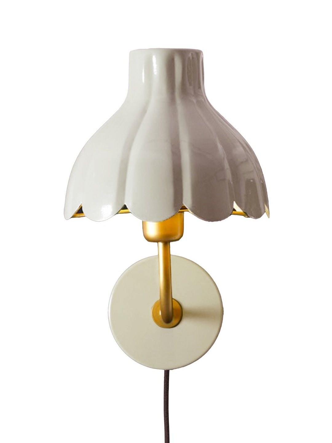 Wells Vegglampe Beige/Gull