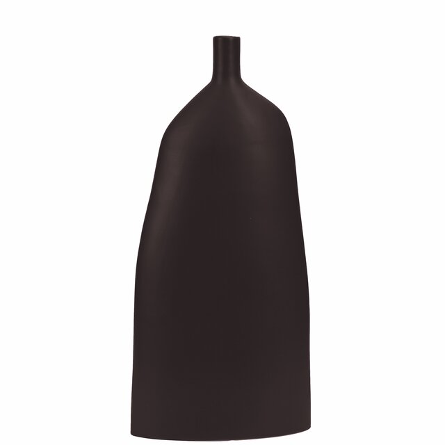 Pampas vase, matt svart