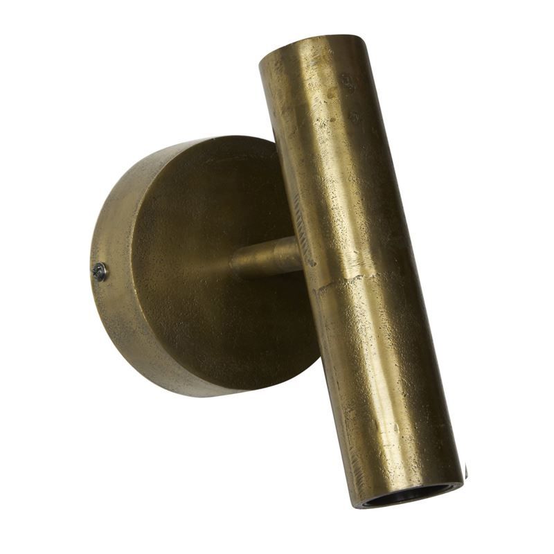 Notice vegglampe antikk messing