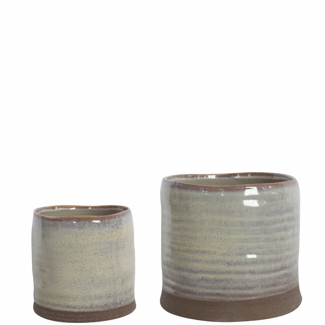 Bendik potte, brun/beige