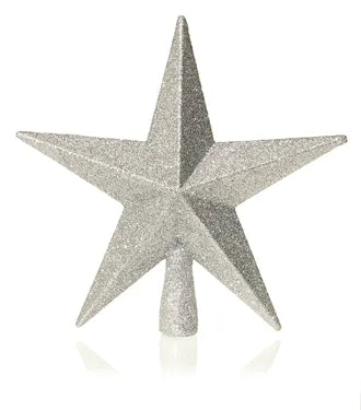 Toppstjerne sølv 20cm