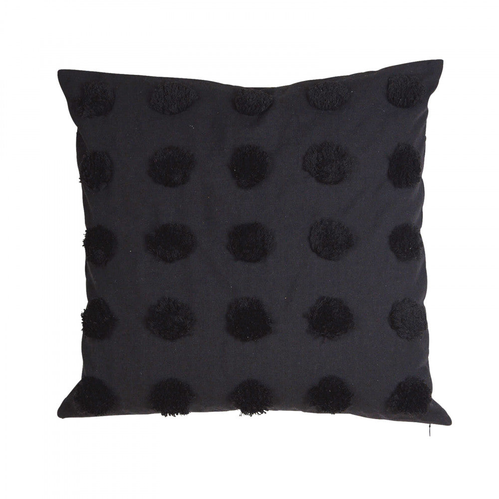 Dot putetrekk svart 50x50cm