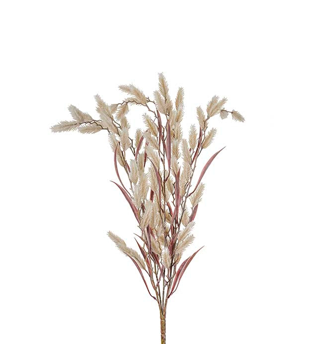 Gress m/hvite blomster