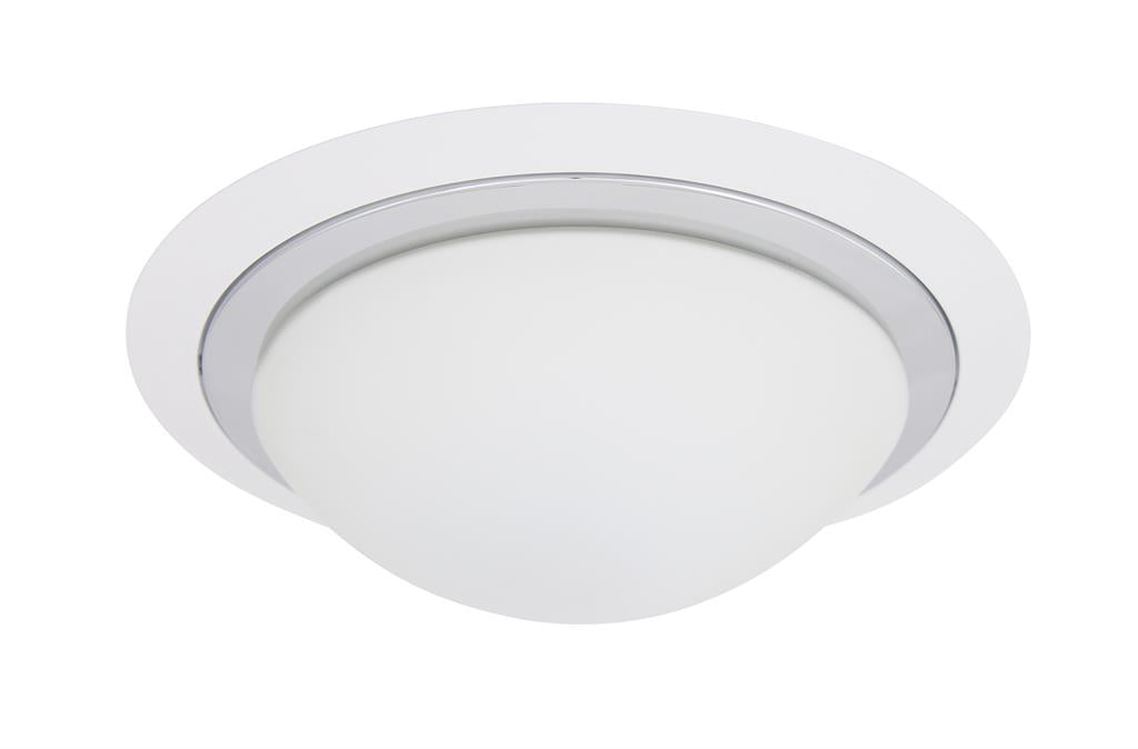 Mars plafond hvit/krom