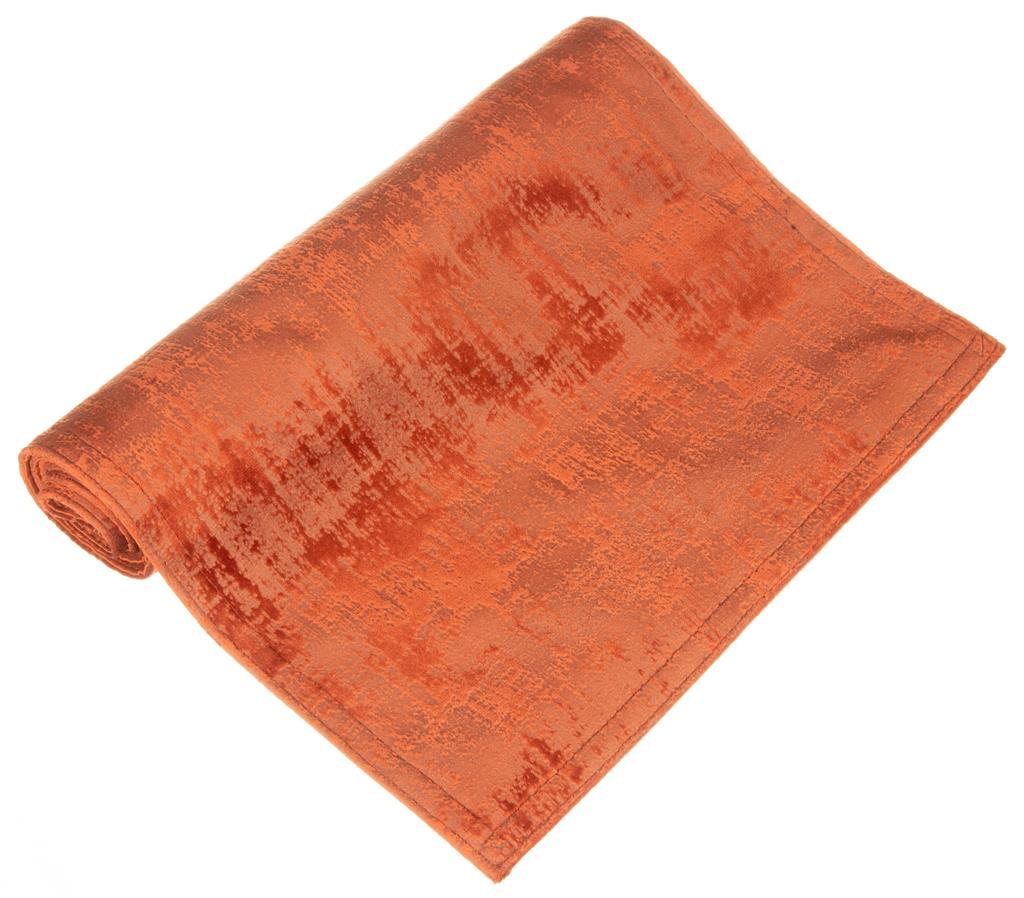 Sjattert velour løper rust