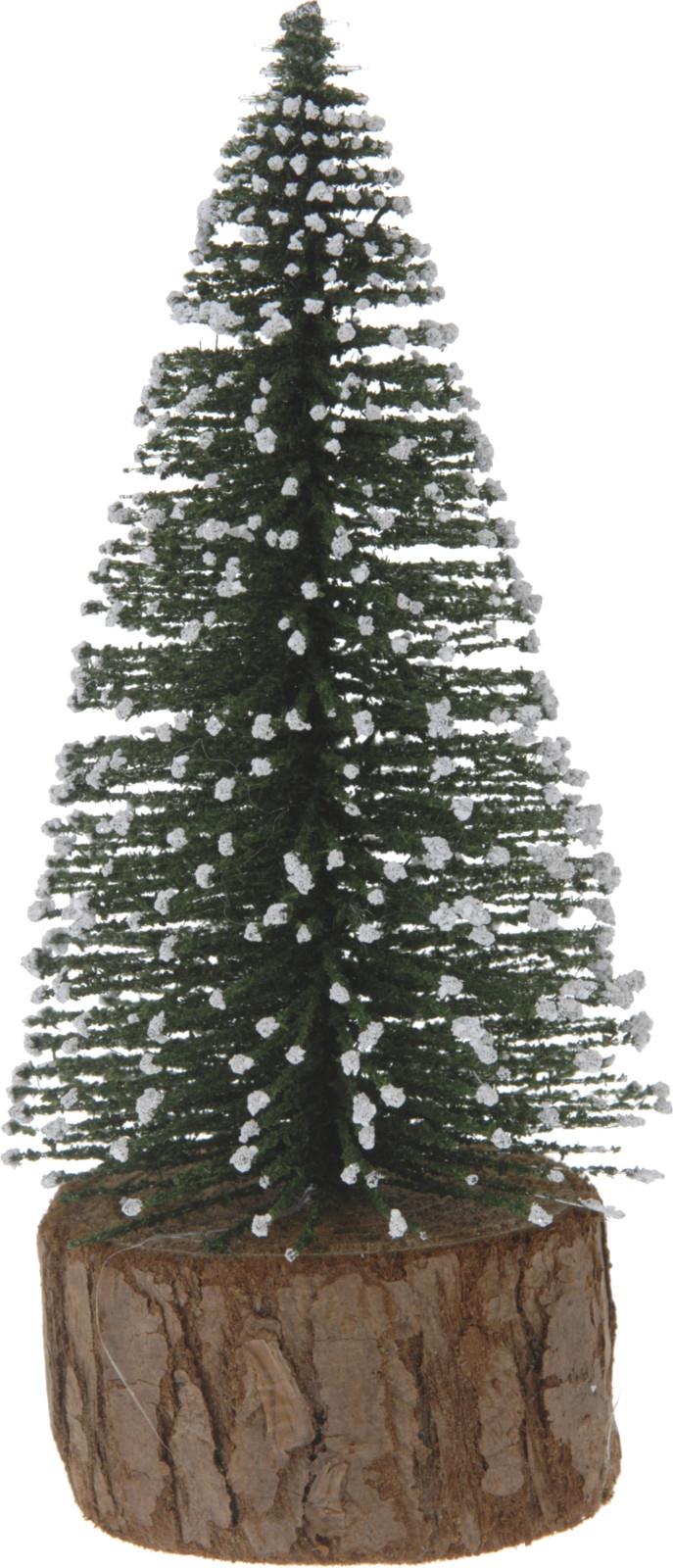 Grønt juletre m/trebase
