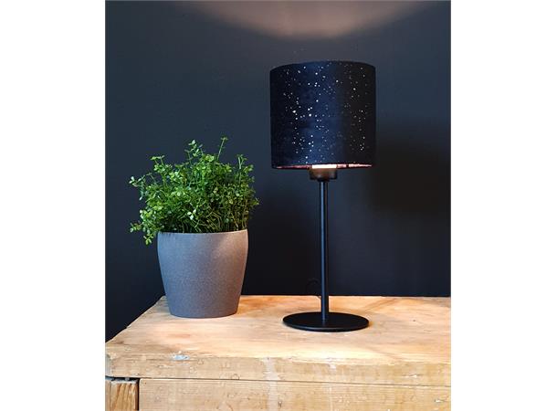 Rufina bordlampe m/velour lampeskjerm