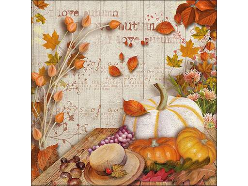 Serviett, colors of autumn
