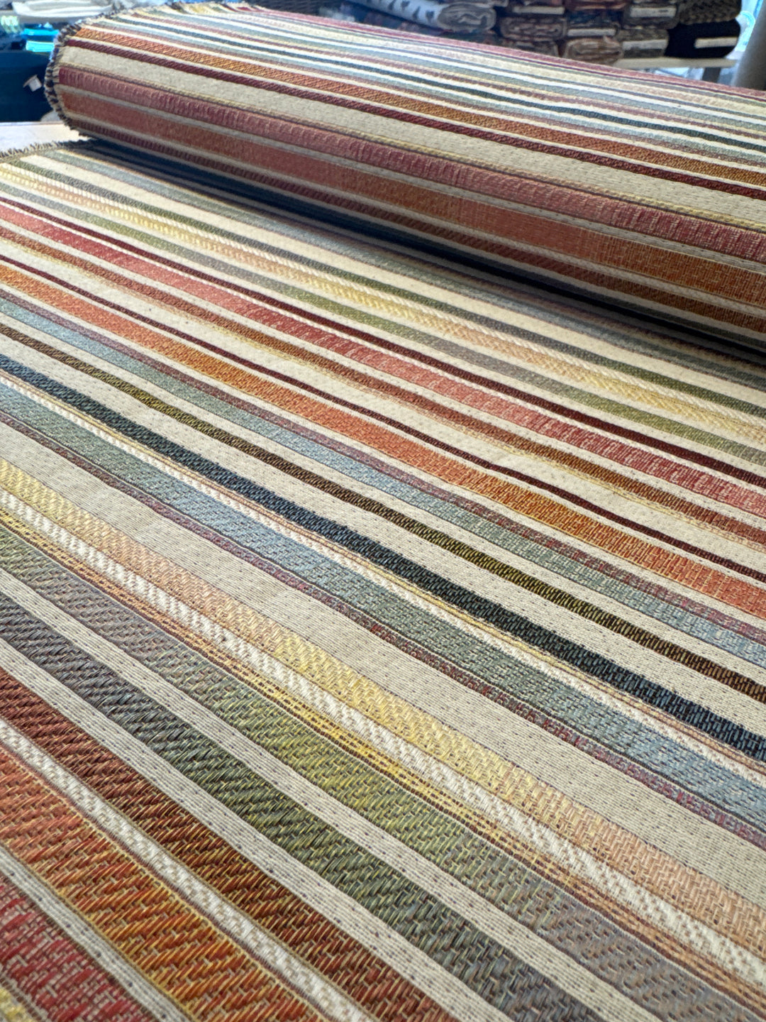 Metervare, Gobelin - Indian stripe tapestry