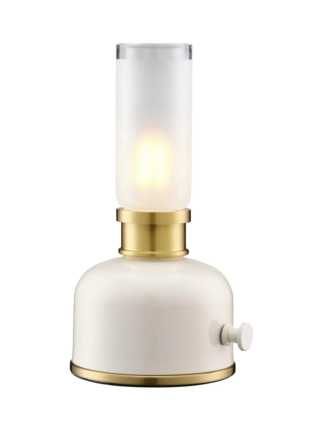 Bordlampe Frida, oppladbar, Beige