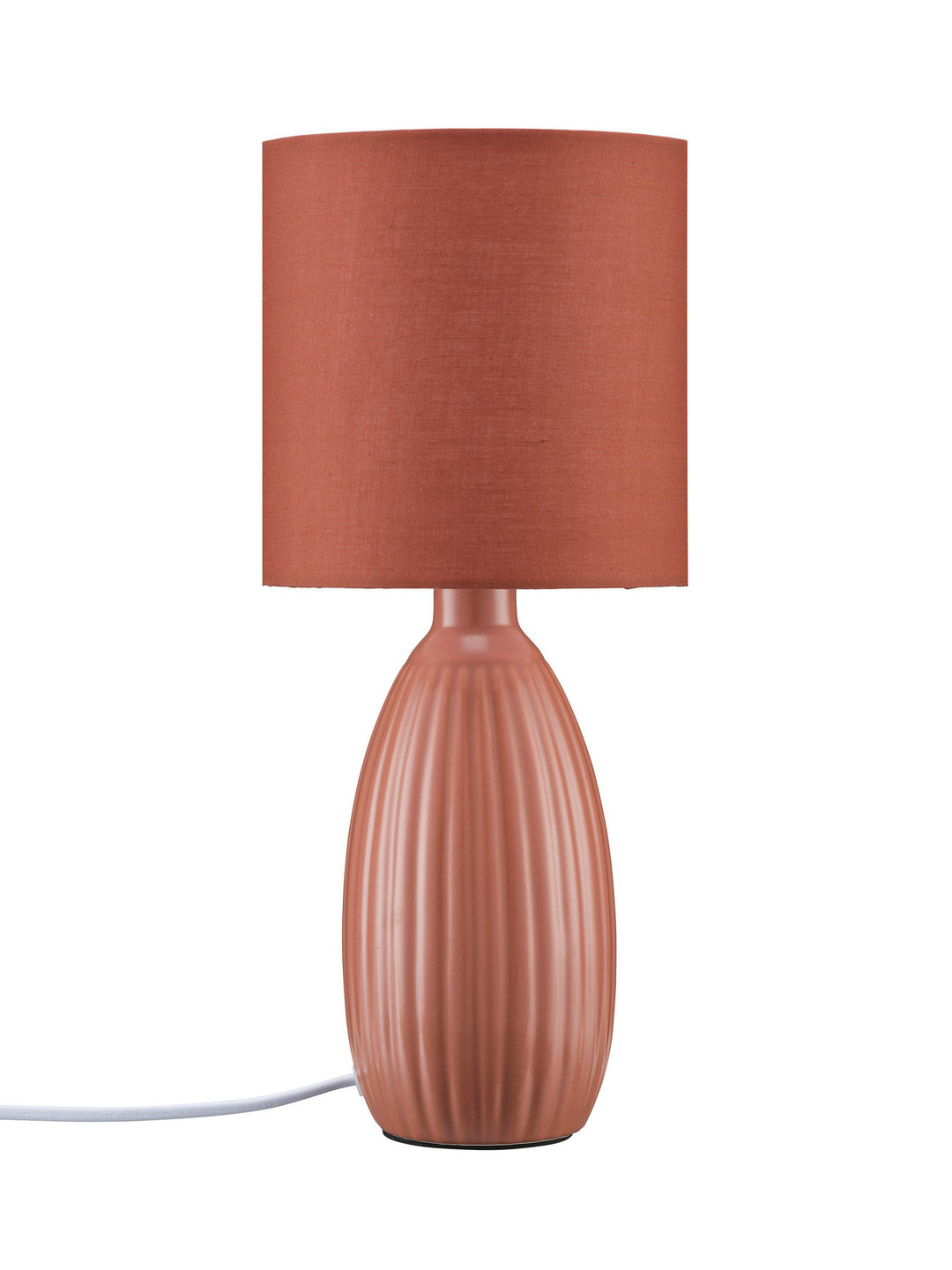 Uno bordlampe m/skjerm. Rød