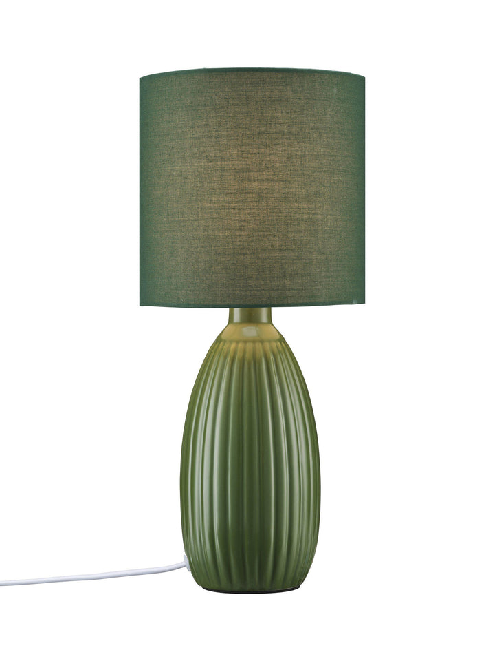 Uno bordlampe m/skjerm. Grønn