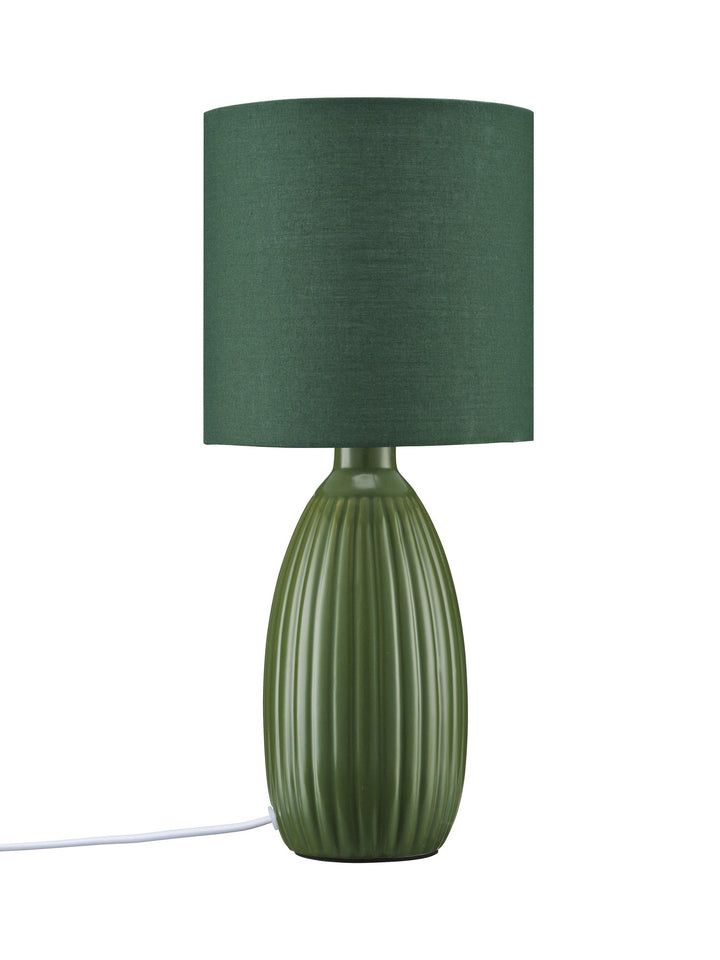 Uno bordlampe m/skjerm. Grønn