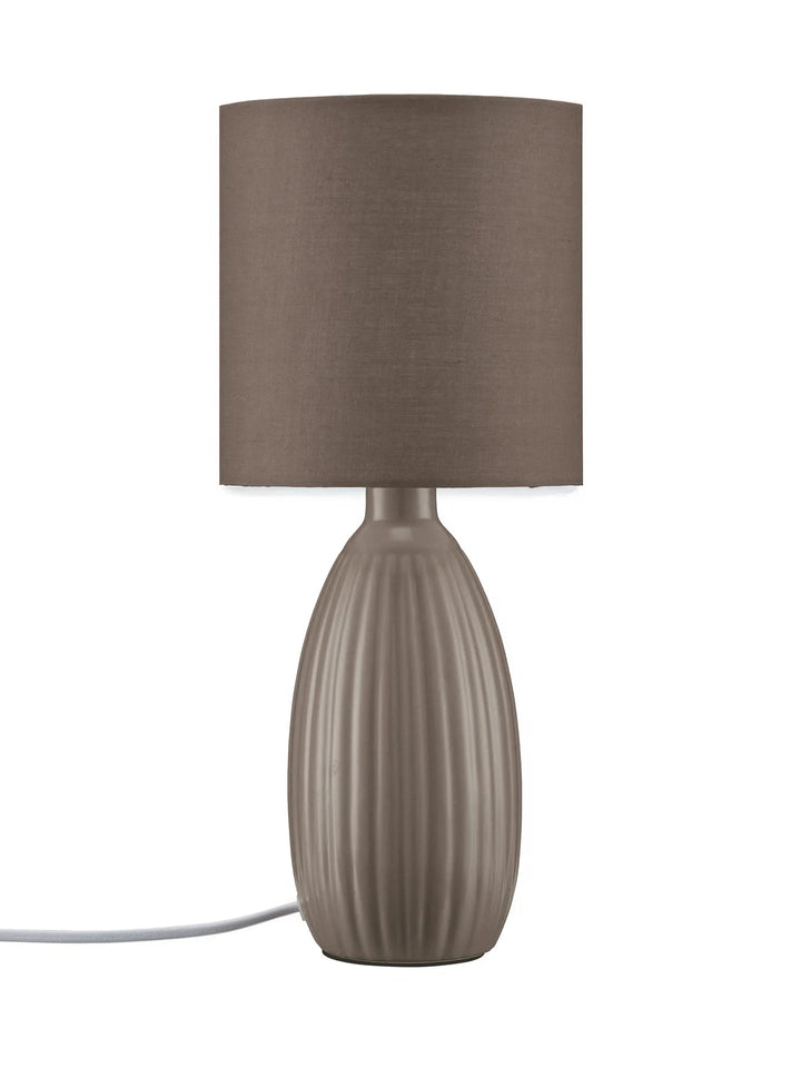 Bordlampe Uno, Nougat m/skjerm