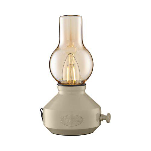 Glimt oppladbar bordlampe, sand