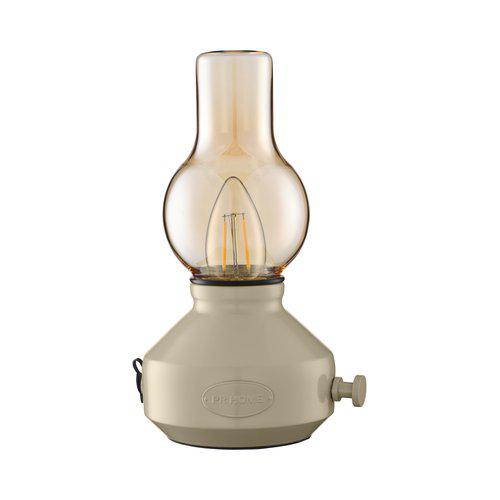 Glimt oppladbar bordlampe, sand