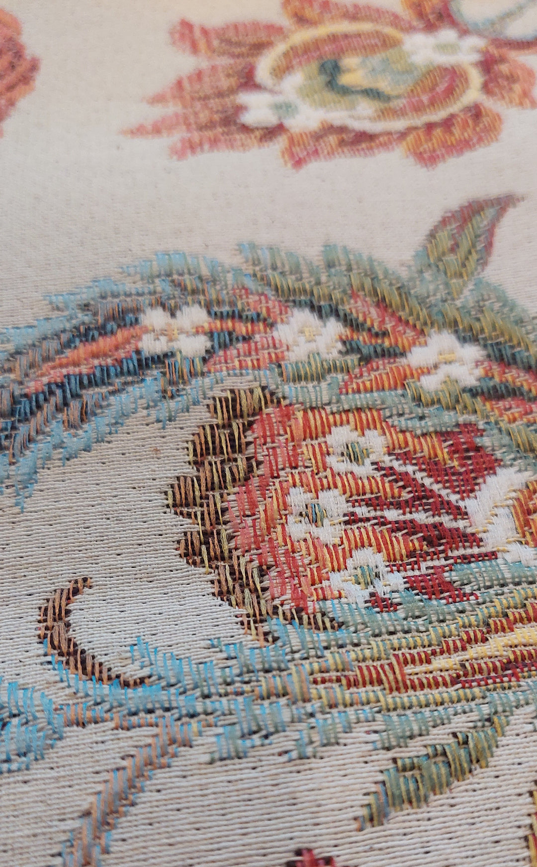 Indian rose tapestry, Gobelin