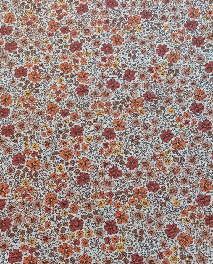 Liberty blomster Brun