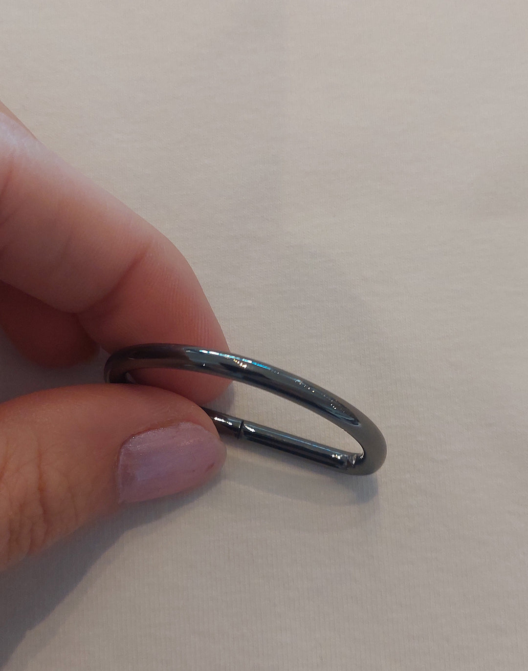 D-ring 32mm Svart