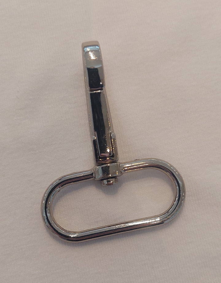 Karabinkrok 32mm Sølv