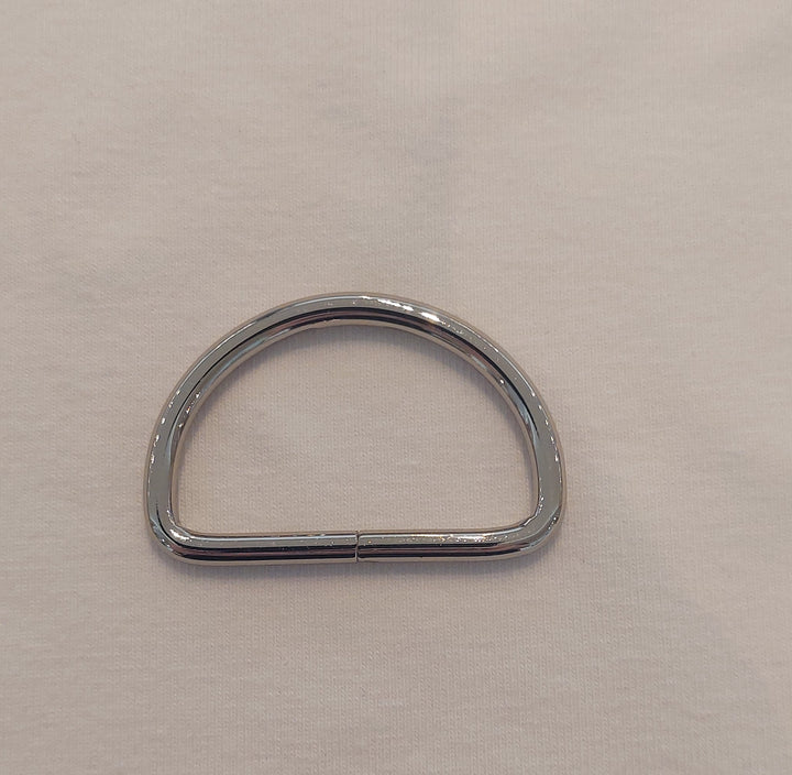 D-ring 32mm Sølv