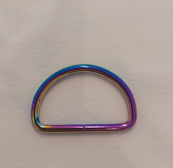 D-ring 32mm Regnbue