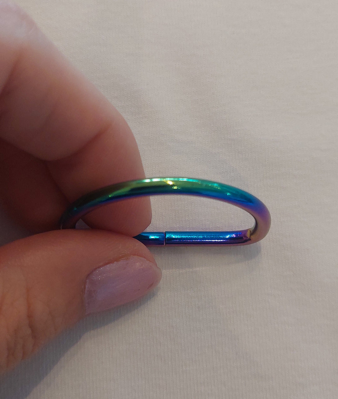 D-ring 32mm Regnbue