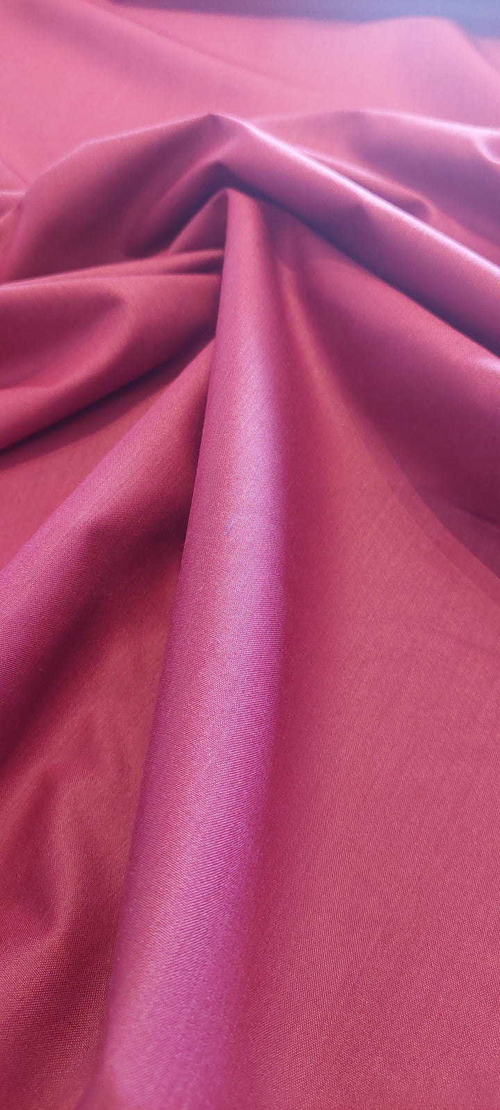 Poplin- Farge 34 vinrød