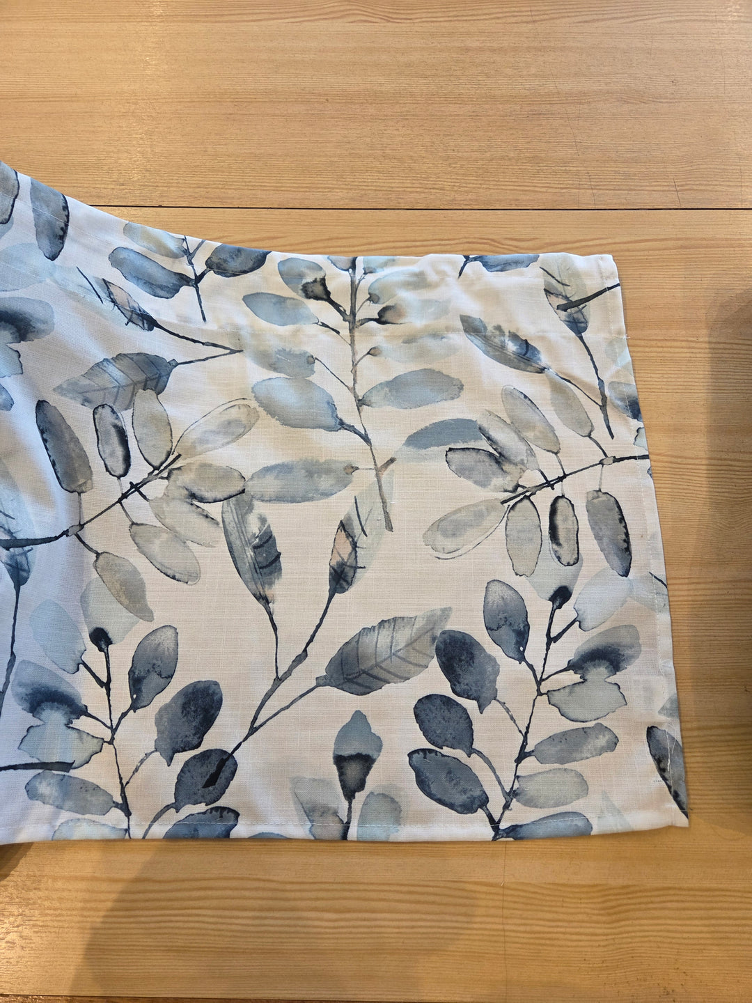Gardinkappe Dina, Gråblå 45cm