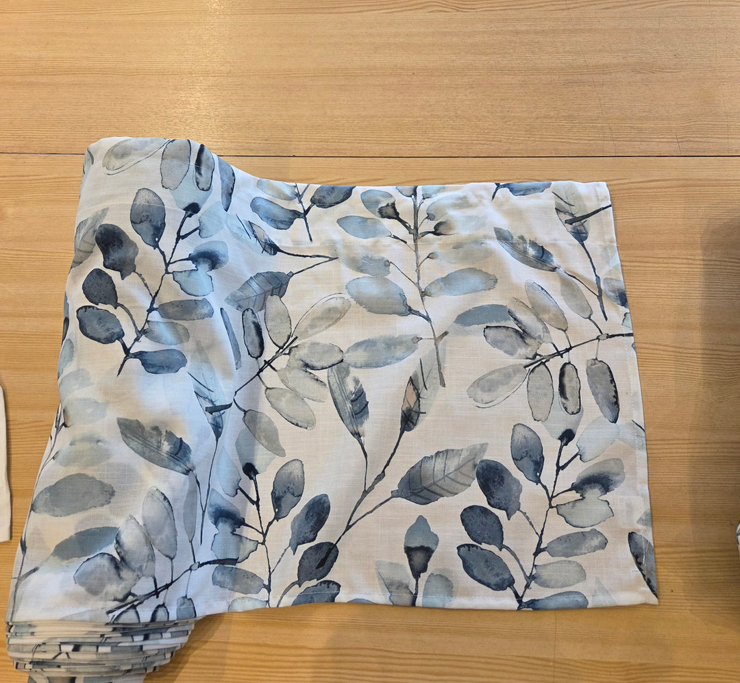 Gardinkappe Dina, Gråblå 45cm